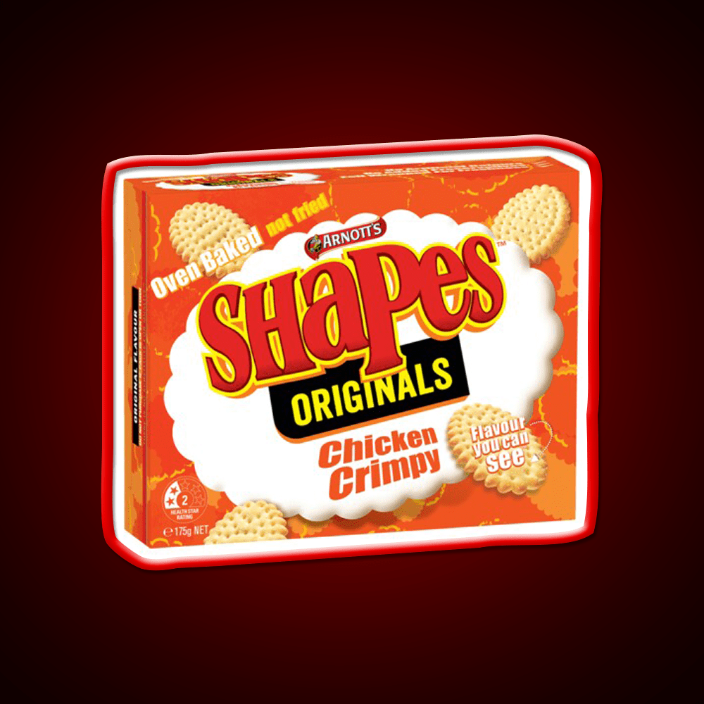 Chicken Crimpy Shapes Snack Food Led Neon Sign Rgb Color - Shineneon