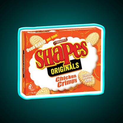 Chicken Crimpy Shapes Snack Food Led Neon Sign Rgb Color - Shineneon
