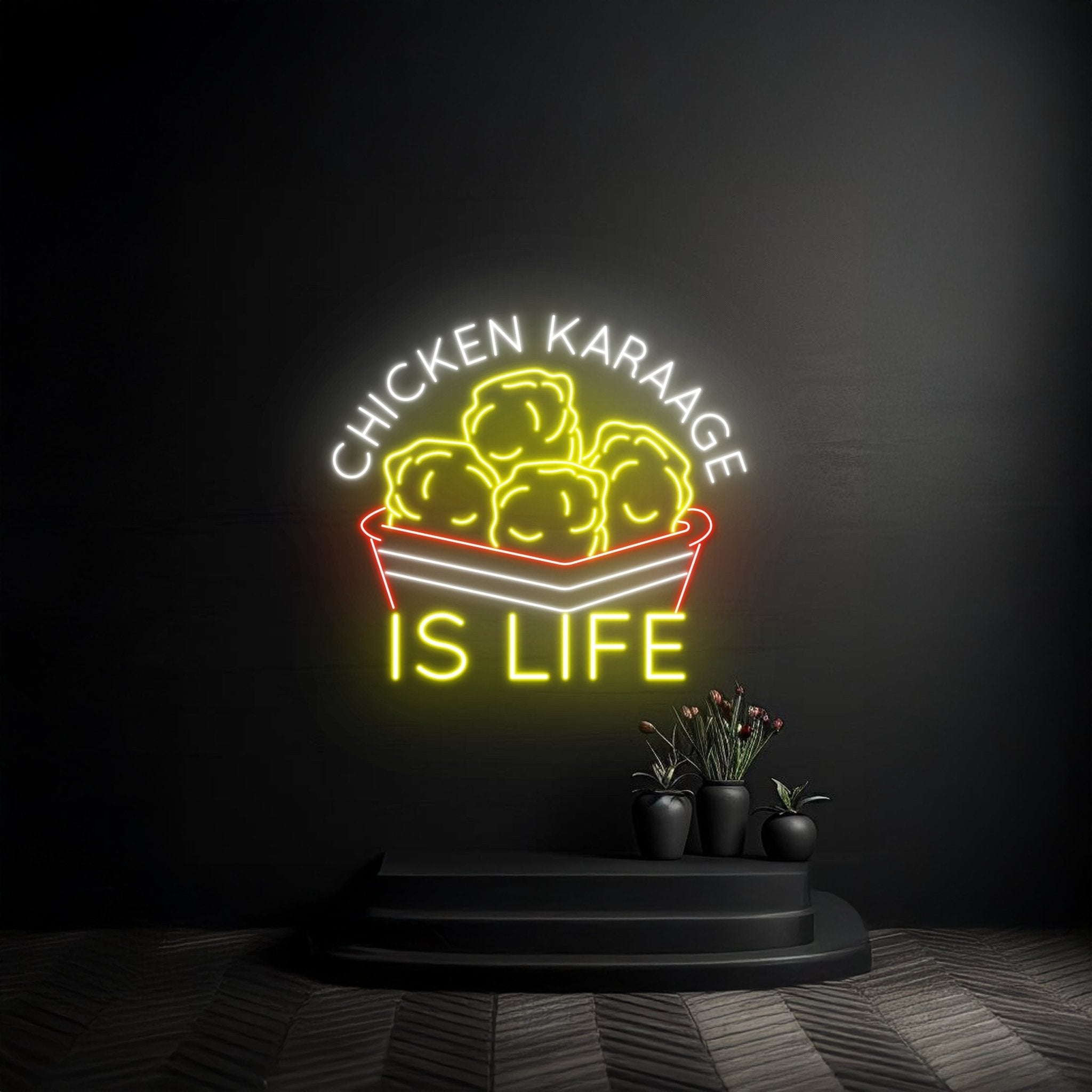 Chicken Karaage Is Life Neon Sign - Shineneon