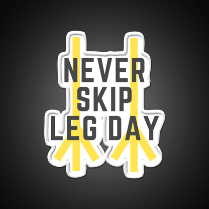 Chicken Legs Gym Fitness Led Neon Sign Rgb Color - Shineneon