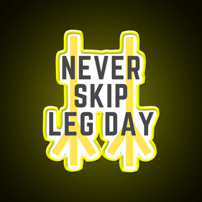 Chicken Legs Gym Fitness Led Neon Sign Rgb Color