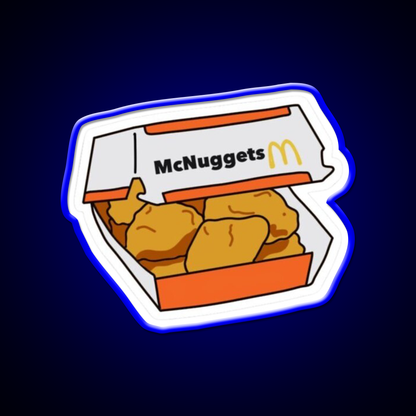 Chicken Mcnuggets Fast Food Led Neon Sign For Burger Place Rgb Color