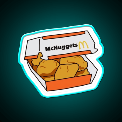 Chicken Mcnuggets Fast Food Led Neon Sign For Burger Place Rgb Color - Shineneon