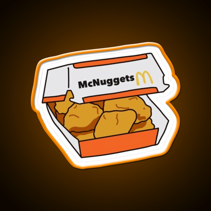 Chicken Mcnuggets Fast Food Led Neon Sign For Burger Place Rgb Color - Shineneon