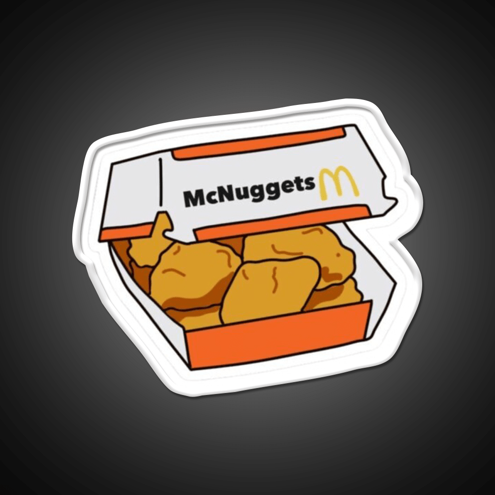 Chicken Mcnuggets Fast Food Led Neon Sign For Burger Place Rgb Color - Shineneon