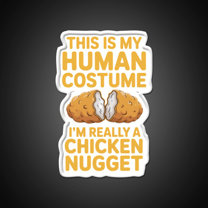 Chicken Nugget Snack Food Led Neon Sign Rgb Color - Shineneon