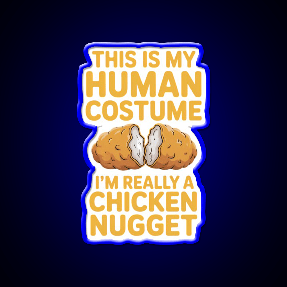 Chicken Nugget Snack Food Led Neon Sign Rgb Color - Shineneon