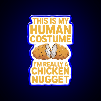 Chicken Nugget Snack Food Led Neon Sign Rgb Color - Shineneon