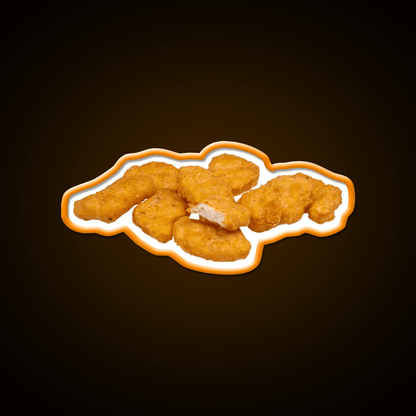 Chicken Nuggets Fast Food Led Neon Sign For Burger Place Rgb Color - Shineneon