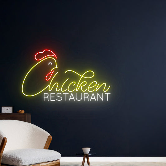 Chicken Restaurant Neon Sign