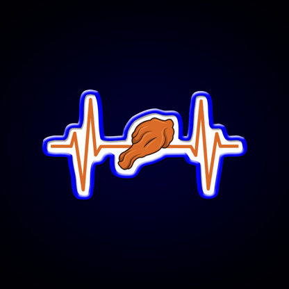 Chicken Wings Fast Food Led Neon Sign For Burger Place Rgb Color - Shineneon