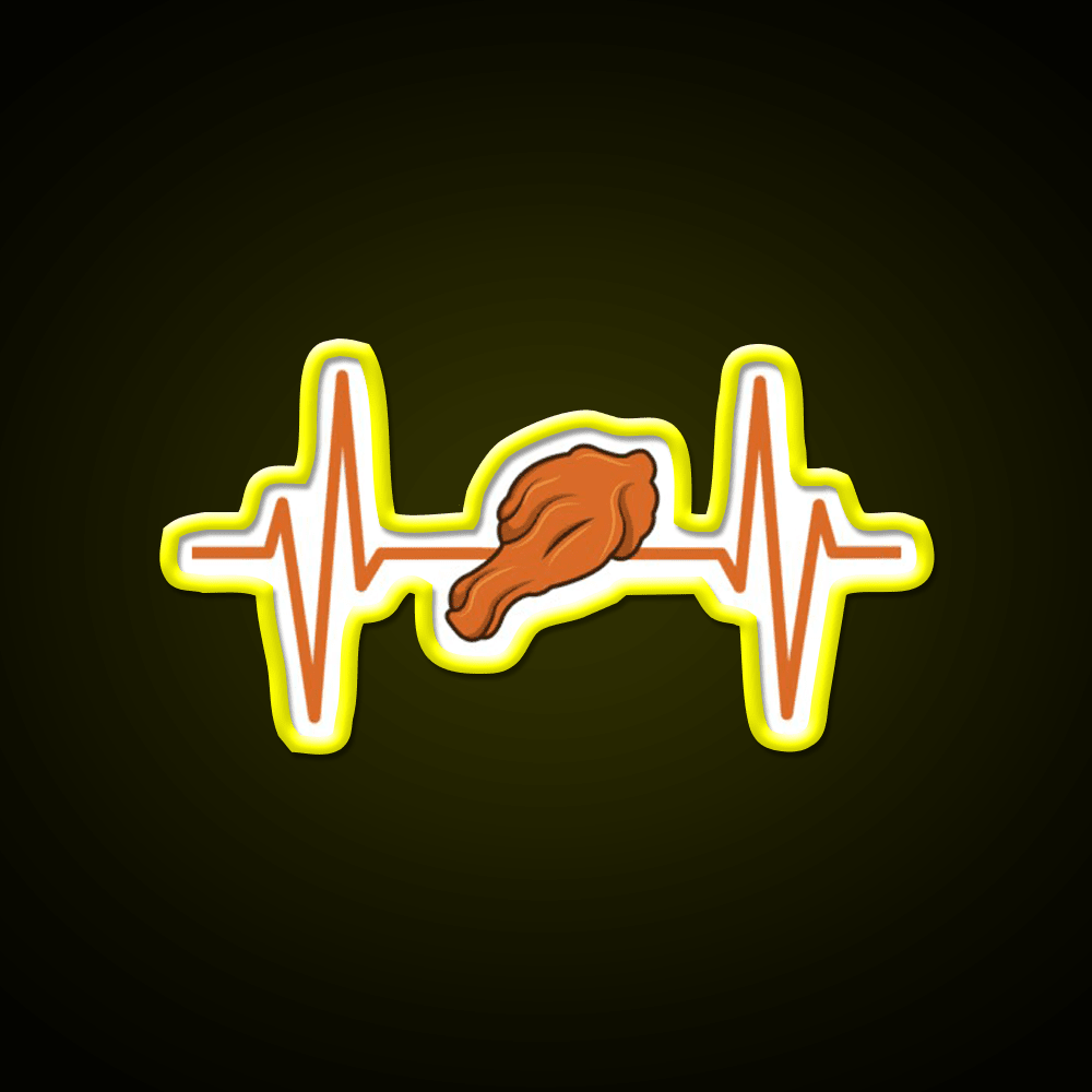 Chicken Wings Fast Food Led Neon Sign For Burger Place Rgb Color - Shineneon