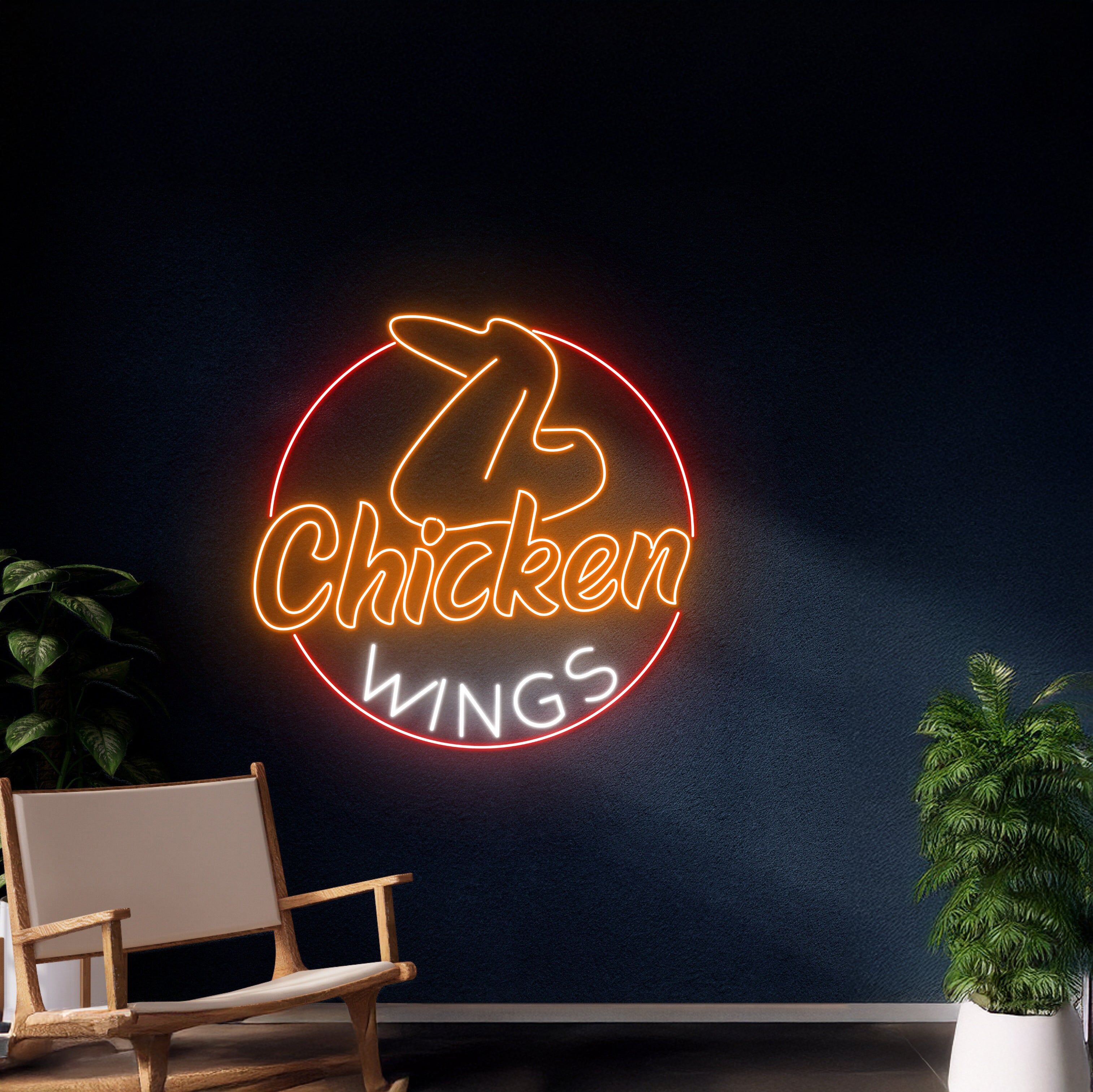 Chicken Wings Neon Sign | Shineneon