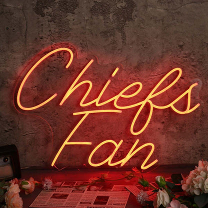 Chiefs Fan Red Led Neon Sign - Shineneon
