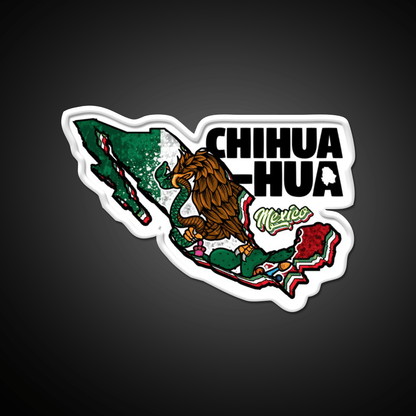 Chihuahua Map Of Mexico Party Drink Tequila Led Neon Sign Rgb Color - Shineneon