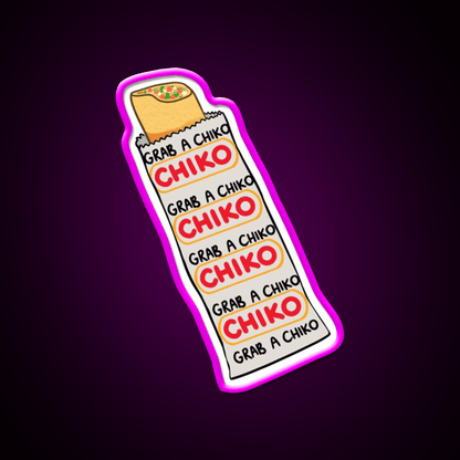 Chiko Snack Food Led Neon Sign Rgb Color - Shineneon