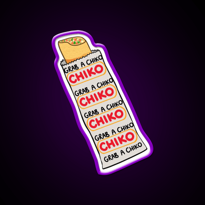 Chiko Snack Food Led Neon Sign Rgb Color - Shineneon