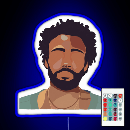 Childish Gambino Rgb Led Neon Sign Pop Wall Art