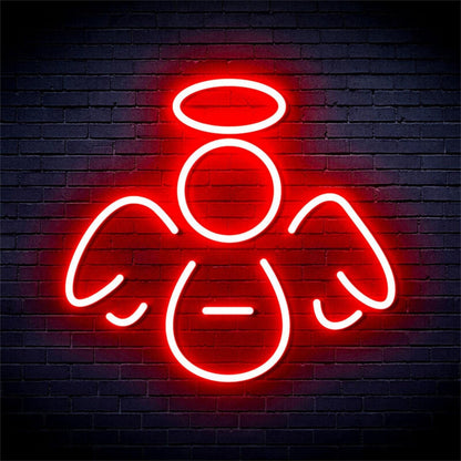 Childs Bedroom Playroom Angel Kid Room Led Neon Sign - Shineneon