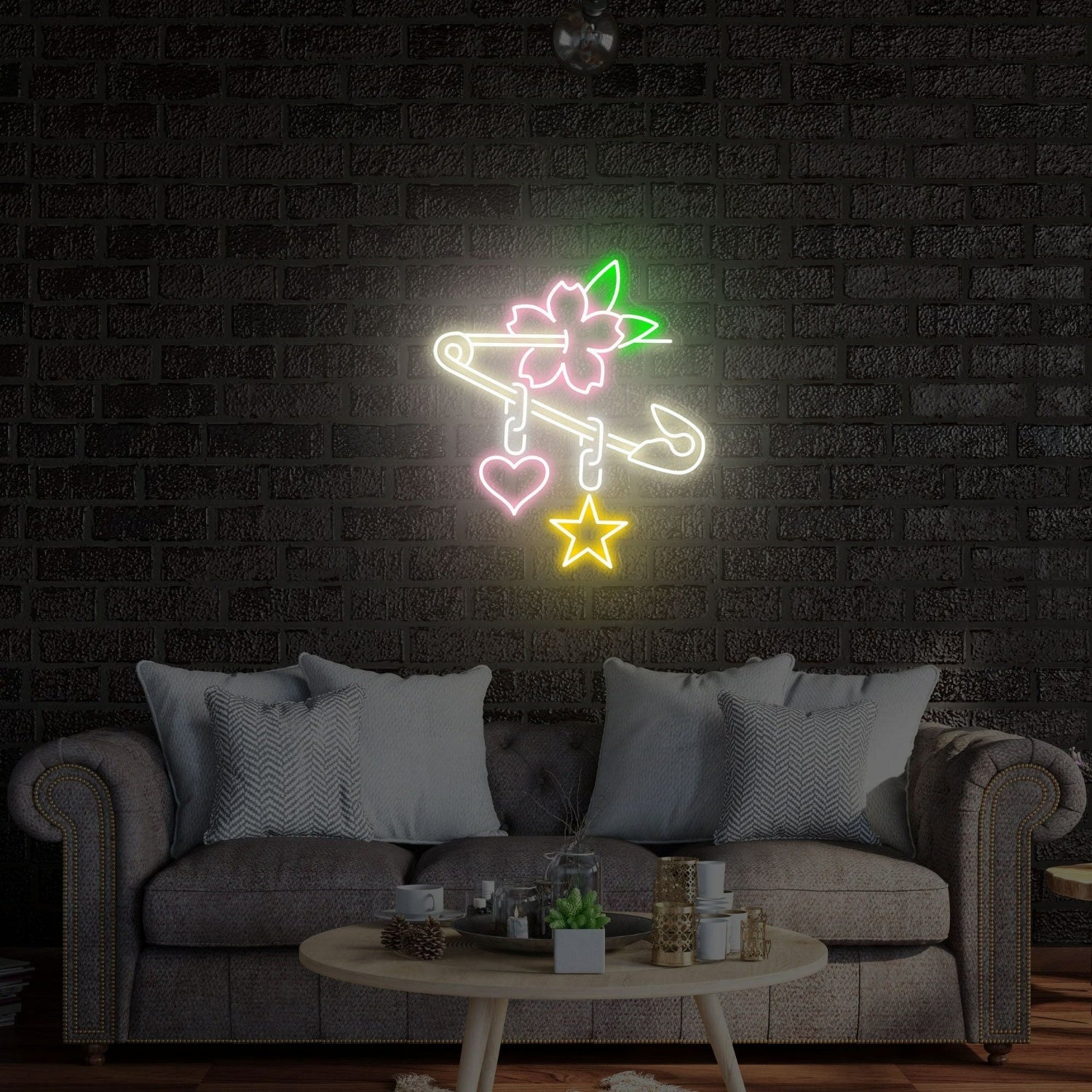 Childs Birthday Bash Spongebob Flower In Fob Led Neon Sign | Shineneon