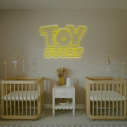 Childs Room Birthday Celebrations With Toy Story Led Neon Sign - Shineneon
