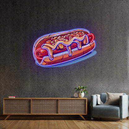 Chili Cheese Dog Led Neon Sign Light Custom Led Signs