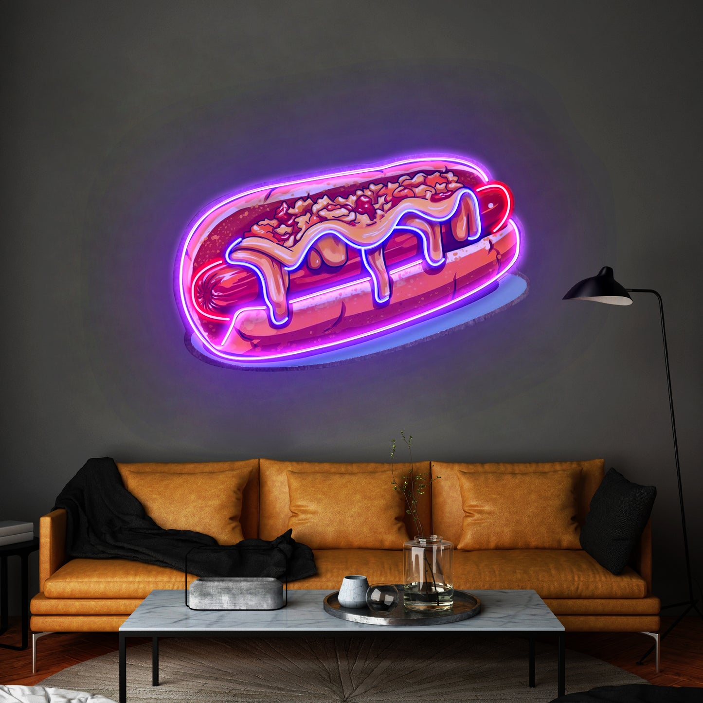 Chili Cheese Dog Led Neon Sign Light Custom Led Signs