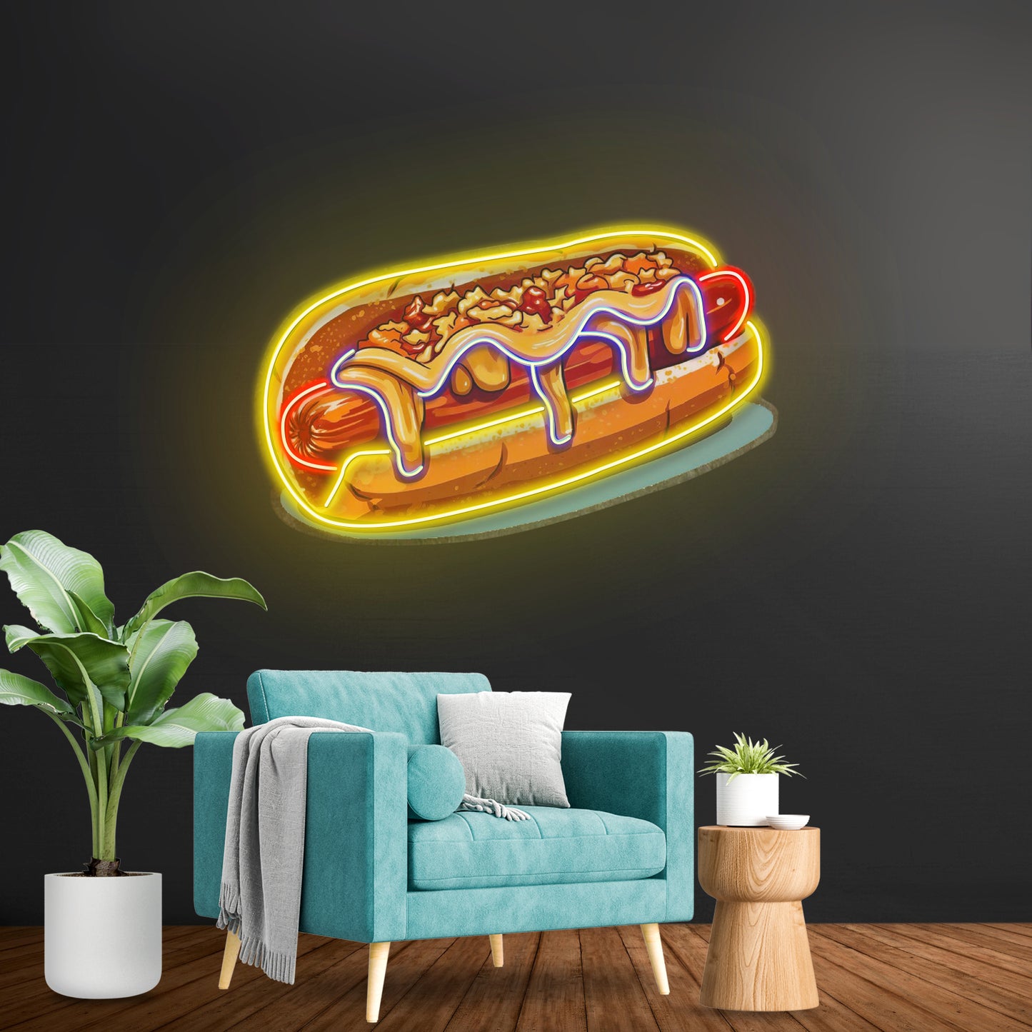 Chili Cheese Dog Led Neon Sign Light Custom Led Signs