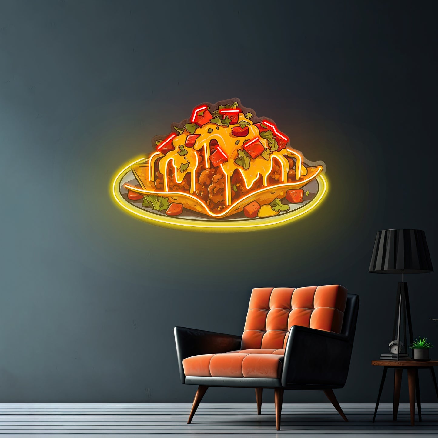 Chili Cheese Nachos Led Neon Sign Light Custom Led Signs