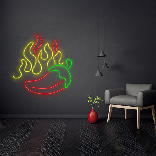 Chili Pepper Led Neon Sign