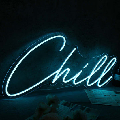 Chill Blue Custom Led Neon Sign - Shineneon