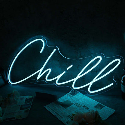 Chill Blue Custom Led Neon Sign - Shineneon