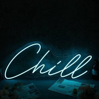 Chill Blue Custom Led Neon Sign - Shineneon
