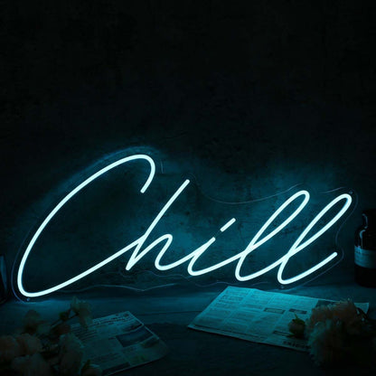 Chill Blue Custom Led Neon Sign - Shineneon