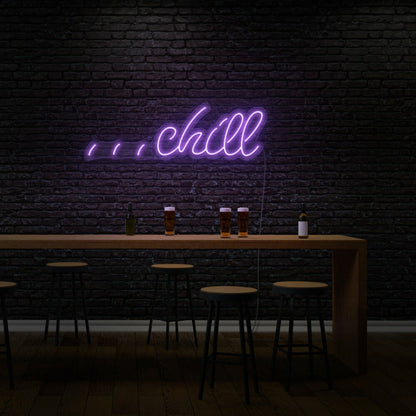 Chill Custom Neon Relax And Unwind In Light - Shineneon