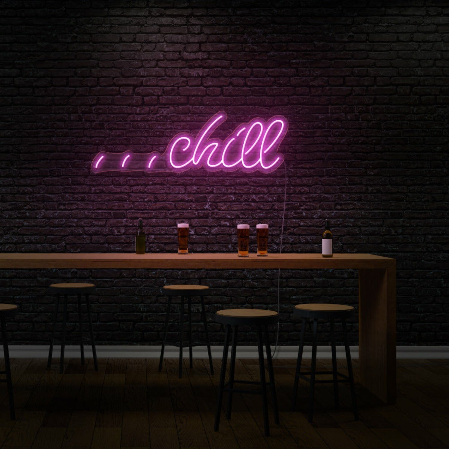 Chill Custom Neon Relax And Unwind In Light - Shineneon