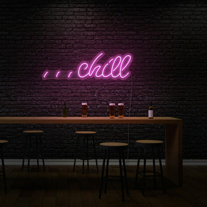 Chill Custom Neon Relax And Unwind In Light - Shineneon