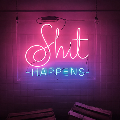 Chill Happens Wall Decor LED Neon Sign - 01 Original Product Image