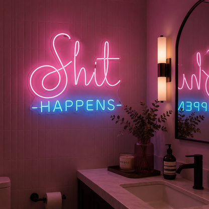 Chill Happens Wall Decor LED Neon Sign - 03 Real Lifestyle Scene