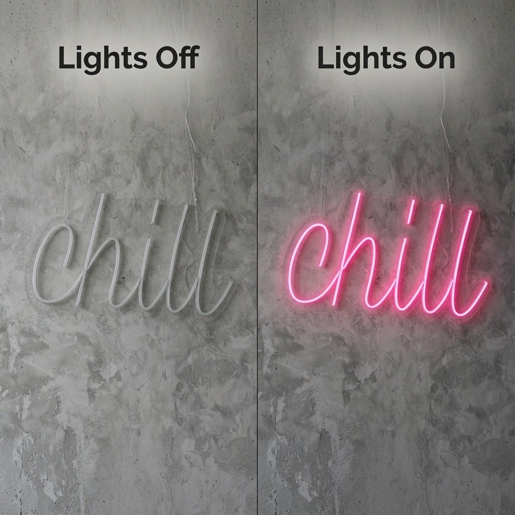 Chill LED Neon Sign Wall Decor - Shineneon