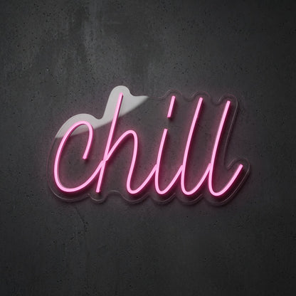 Chill LED Neon Sign Wall Neon Sign - 02 High-Converting Product Image