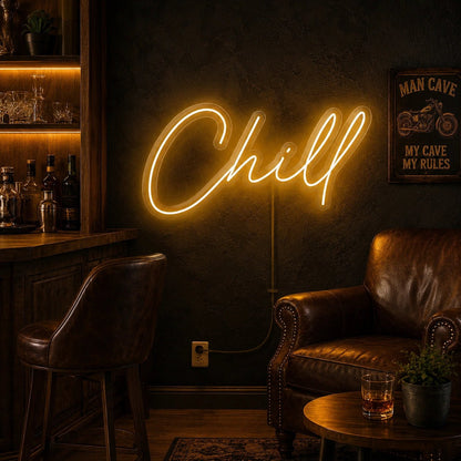 Chill Man Cave LED Neon Sign - Shineneon