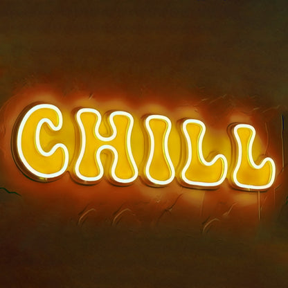 Chill Neon Sign For Relaxing Vibes | Shineneon