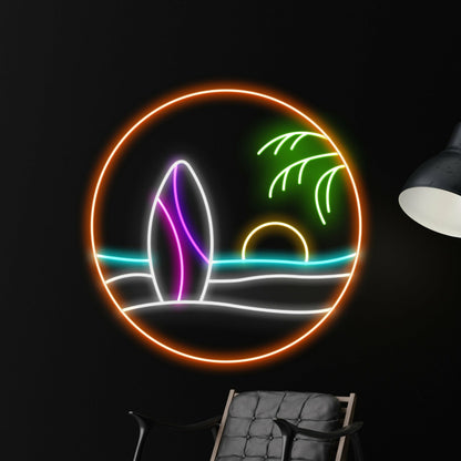 Chill On The Beach Led Sign Beach Lover Neon Light | Shineneon
