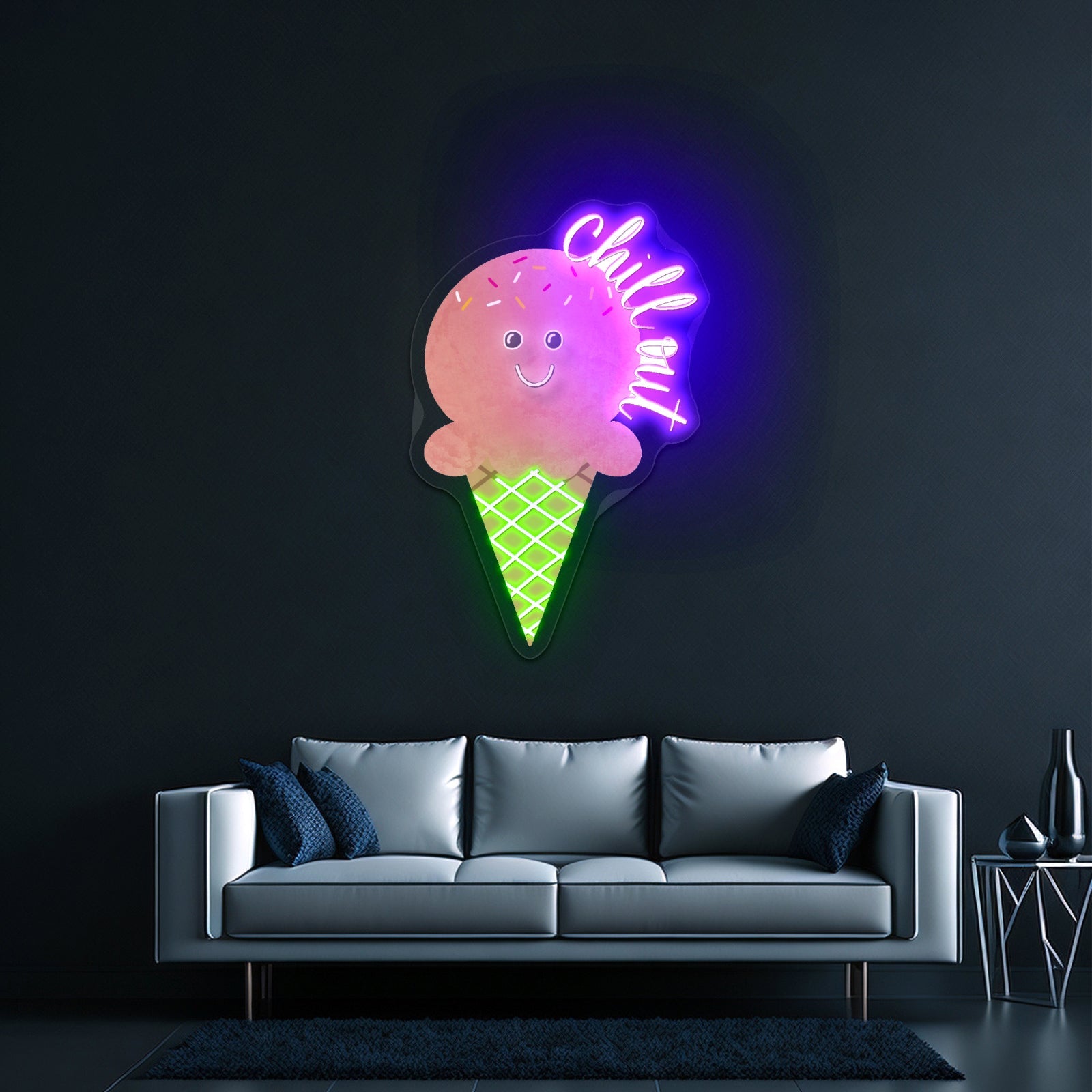 Chill Out Ice Cream Neon Signs - Shineneon