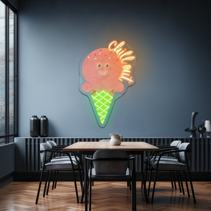 Chill Out Ice Cream Neon Signs - Shineneon