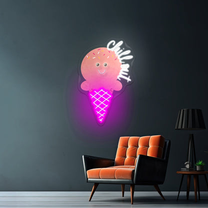 Chill Out Ice Cream Neon Signs - Shineneon