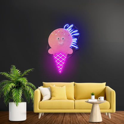 Chill Out Ice Cream Neon Signs - Shineneon