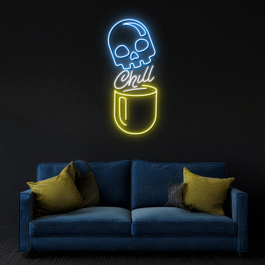 Chill Pill Neon Sign