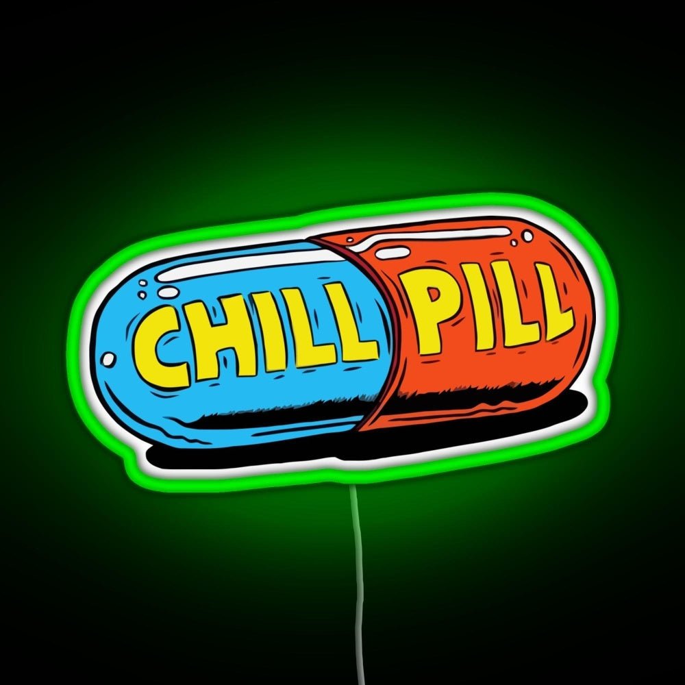 Chill Pill Rgb Neon Sign - Shineneon